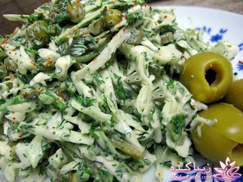 انواع سالاد(هر روز با یک سالاد)